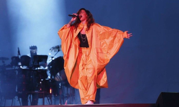 Caô de Rihanna no Rock in Rio 40 Graus