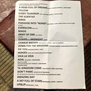 coldplay no brasil chile