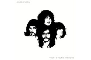 Capa de Youth and Young Manhood, de 2003, com fundo branco e rostos dos membros da banda em preto e branco.