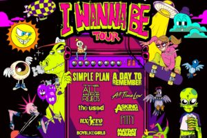 Imagem promocional do Festival I Wanna Be Tour.